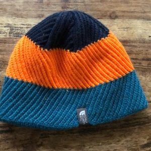 North face reversible winter knit hat